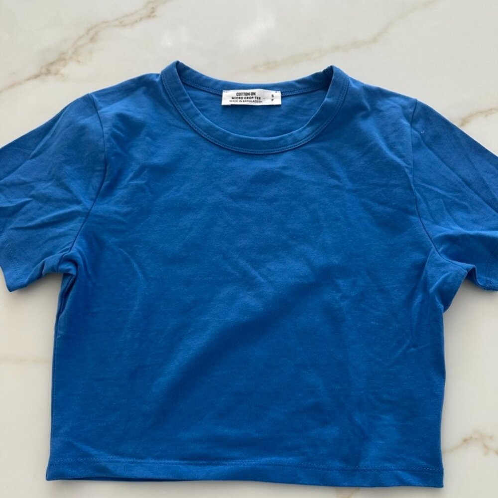 Cotton On Micro Crop Tee size S